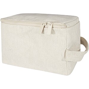 Pack 500 g/m2 Aware™ recycled toiletry organiser, oatmeal