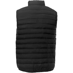 Pallas mens recycled insulated bodywarmer, solid black