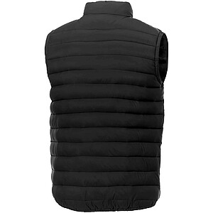 Pallas mens recycled insulated bodywarmer, solid black