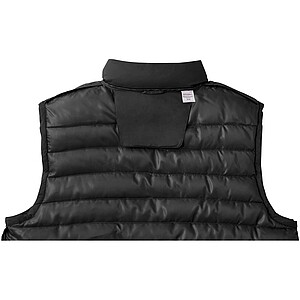 Pallas mens recycled insulated bodywarmer, solid black