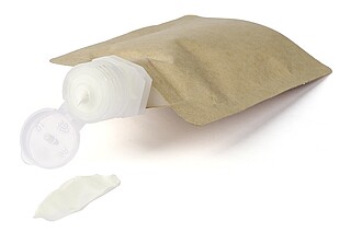 Paper bag sunscreen lotion Kyle, brown