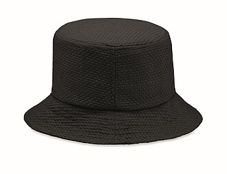 Paper straw bucket hat