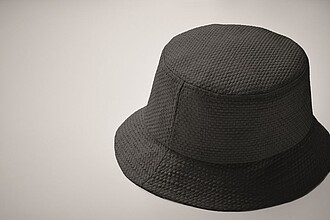 Paper straw bucket hat