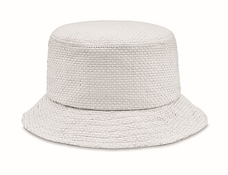 Paper straw bucket hat