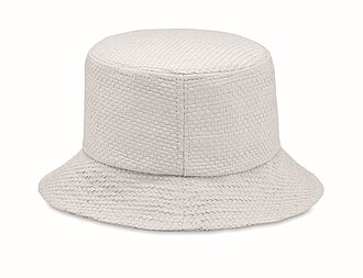 Paper straw bucket hat