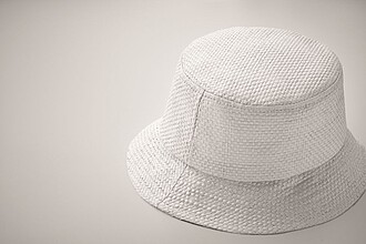 Paper straw bucket hat