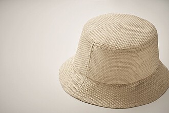 Paper straw bucket hat