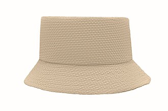 Paper straw bucket hat