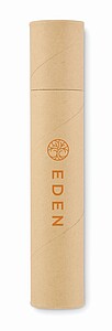 Paper tube stationery set, beige