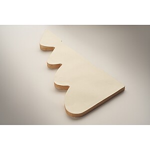 Paper Xmas tree decoration, beige