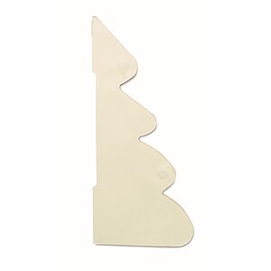 Paper Xmas tree decoration, beige