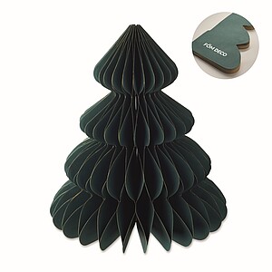 Paper Xmas tree decoration, green