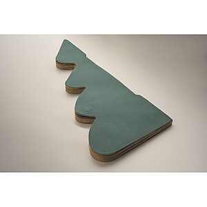 Paper Xmas tree decoration, green