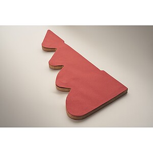 Paper Xmas tree decoration, red