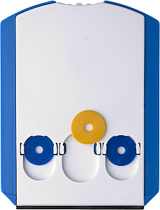 Parking disc, scraper, coinsCobalt blue