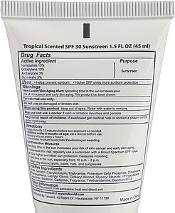 PE sunscreen tube, white