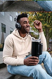 Peakflow RCS recycled steel tumbler 1200ML, black