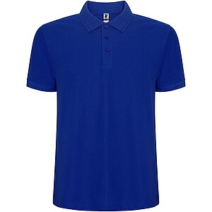 Pegaso Premium short sleeve kids polo, blue