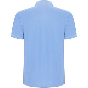 Pegaso Premium short sleeve kids polo, sky blue