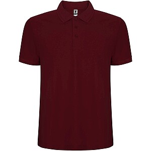 Pegaso Premium short sleeve mens polo, garnet