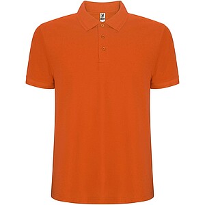 Pegaso Premium short sleeve mens polo, orange