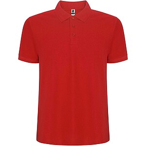 Pegaso Premium short sleeve mens polo, red