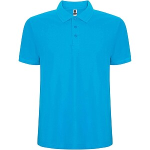 Pegaso Premium short sleeve mens polo, turquois