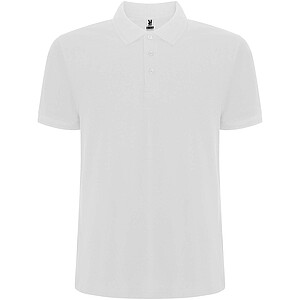 Pegaso Premium short sleeve mens polo, white