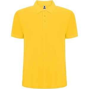 Pegaso Premium short sleeve mens polo, yellow