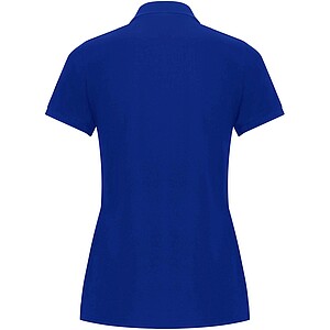 Pegaso Premium short sleeve womens polo, blue