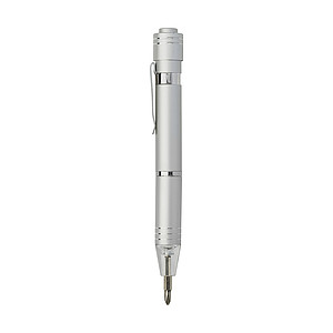 Pen shaped pocket screwdriver.Silver