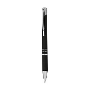 Pen with rubberised surface
