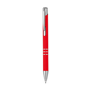 Pen with rubberised surface