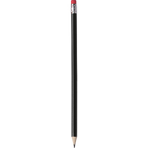 Pencil with rubber