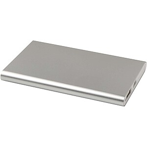 Pep 4000 mAh Type-C recycled aluminium power bank, silver