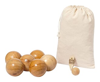 Petanque game, beige
