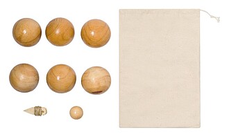 Petanque game, beige