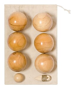 Petanque game, beige