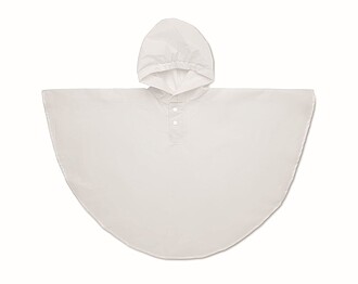 PEVA kid rain coat with hood