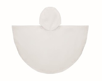 PEVA kid rain coat with hood