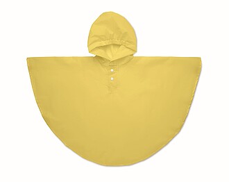 PEVA kid rain coat with hood
