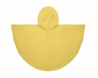 PEVA kid rain coat with hood