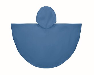 PEVA kid rain coat with hood