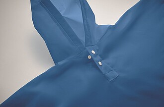 PEVA kid rain coat with hood