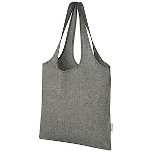 Pheebs 150 g/m2 recycled cotton trendy tote bag 7L