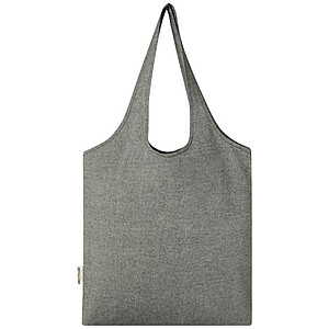 Pheebs 150 g/m2 recycled cotton trendy tote bag 7L