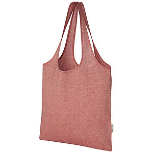 Pheebs 150 g/m2 recycled cotton trendy tote bag 7L