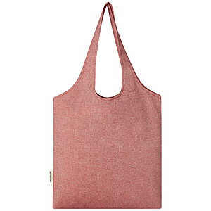 Pheebs 150 g/m2 recycled cotton trendy tote bag 7L