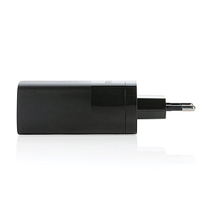 Philips 65W ultra fast PD 3-port USB wall charger, black