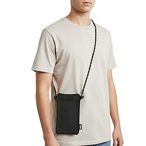 Phone crossbody bag, black